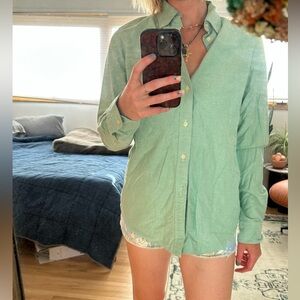 Ralph Lauren Green Button Down